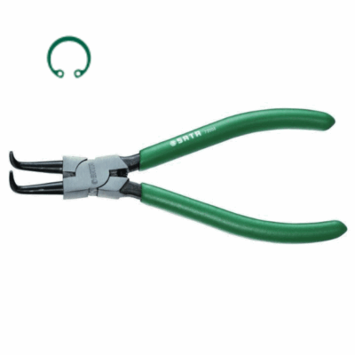 Pinza per anelli elastici interno curvo SATA