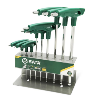 Set Chiavi a T A Brugola Esagonali Ball End 9pz SATA
