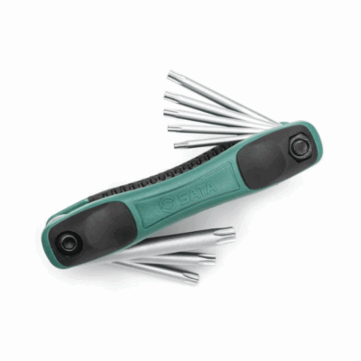 Set di 8 chiavi Torx pieghevoli SATA
