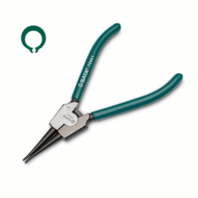 Pinza per anelli elastici esterno dritto SATA